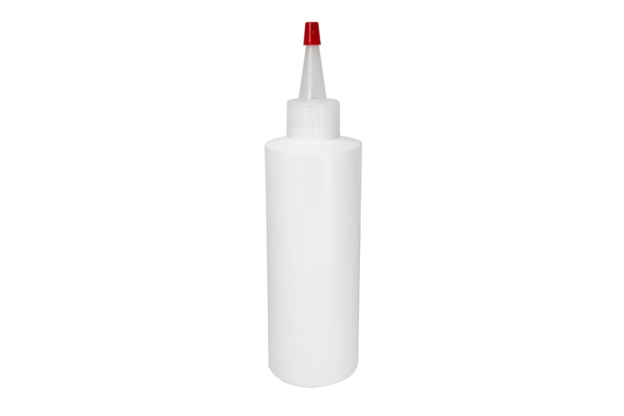 8 oz. White HDPE Bottle