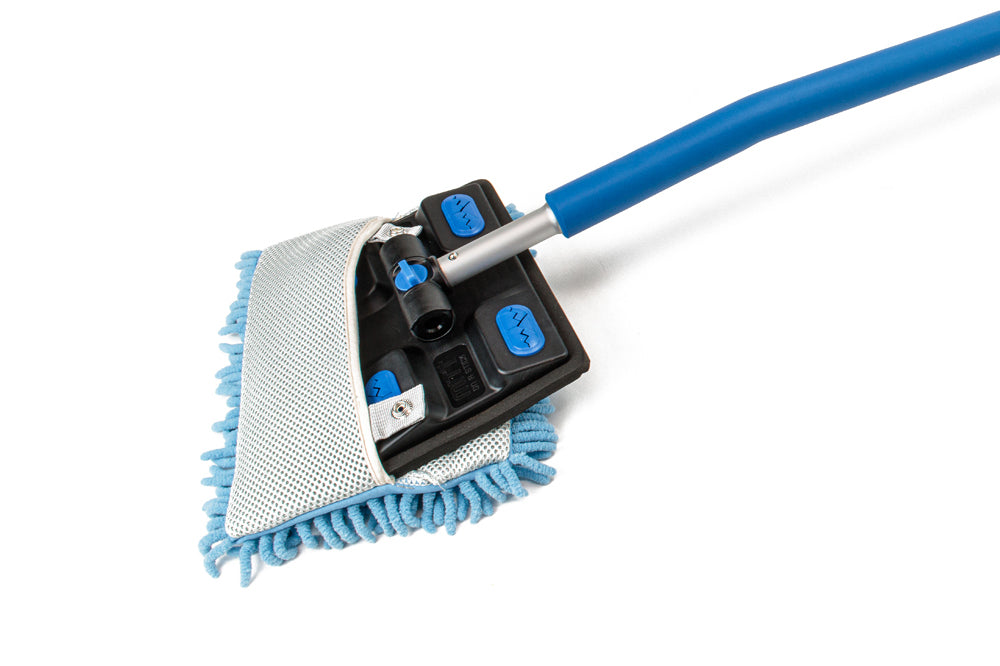 Autofiber Tool Mitt on a Stick PRO+ | Premium Car Wash Mop, Brush, Pole, Mitt