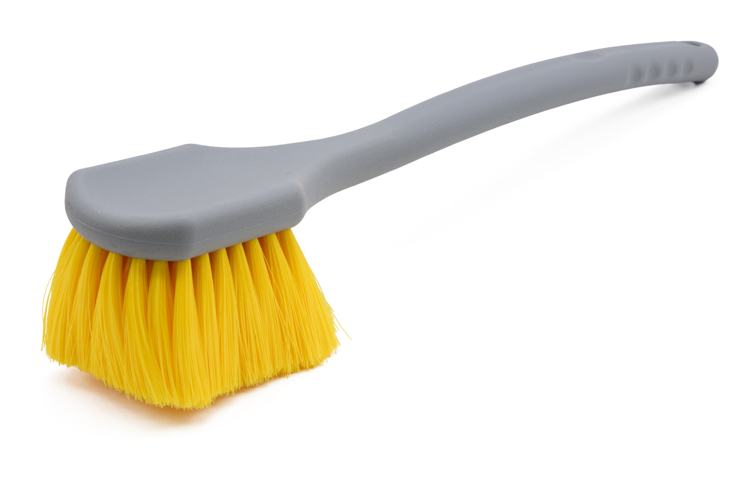 Long Handle Brush (Soft Nylon Brsitle) - Yellow