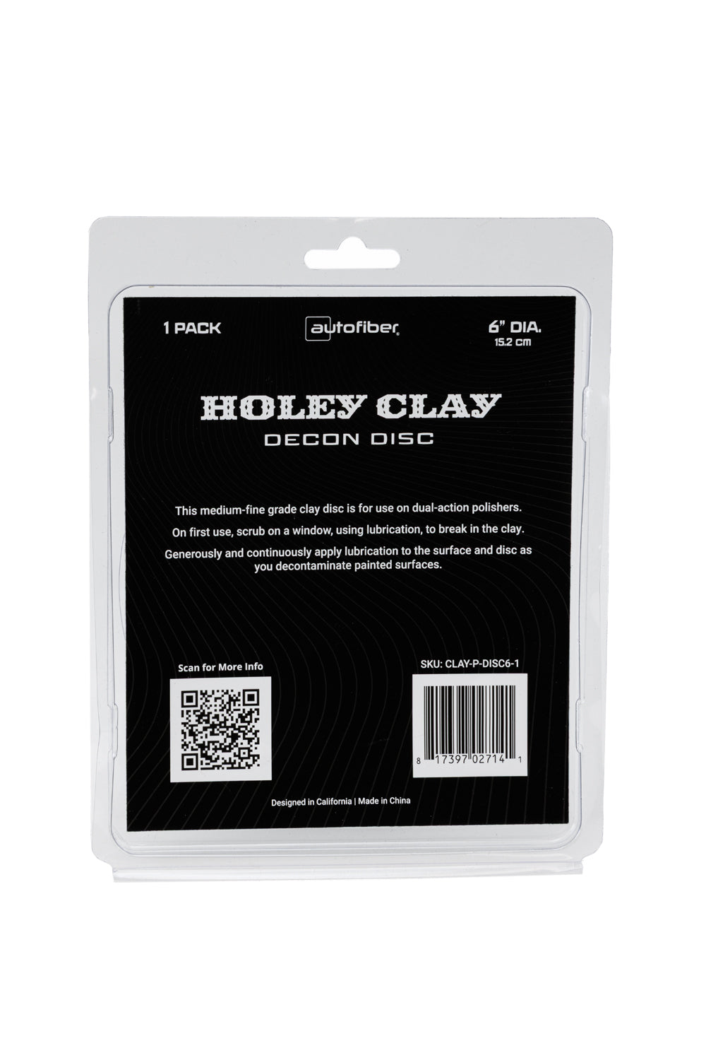 CASE [Holey Clay Disc] Decontamination Pad for Polishers