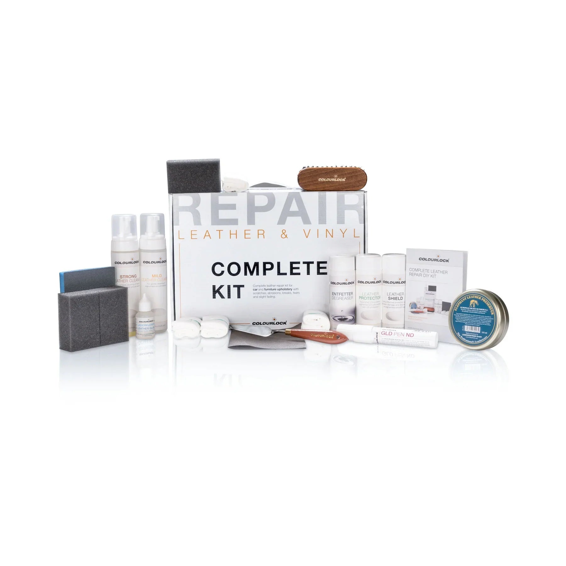 Complete Leather Repair Kit - Mild Without Fresh