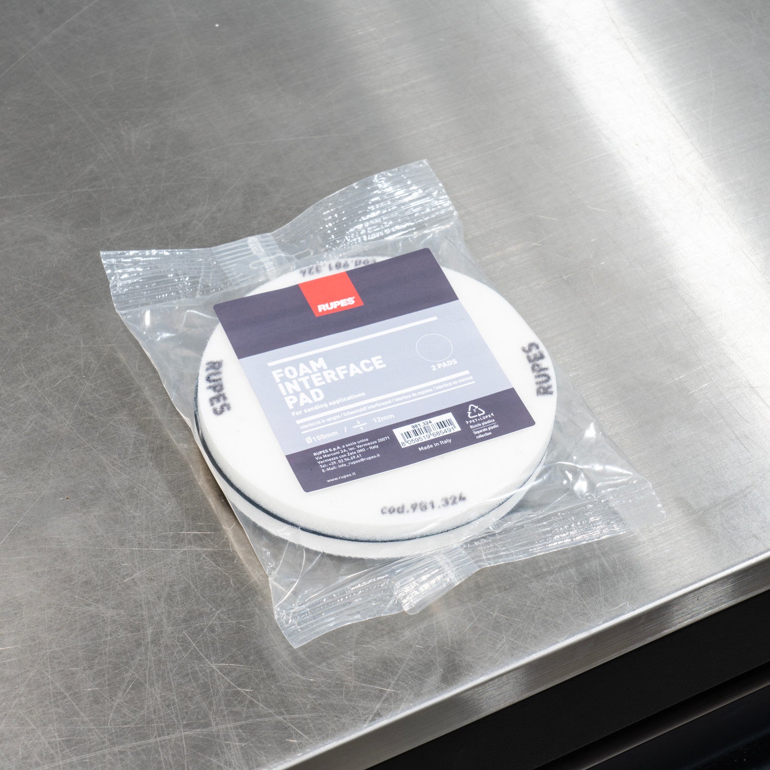 RUPES Foam Interface Pad for sanding applications – No Holes (3 Sizes)